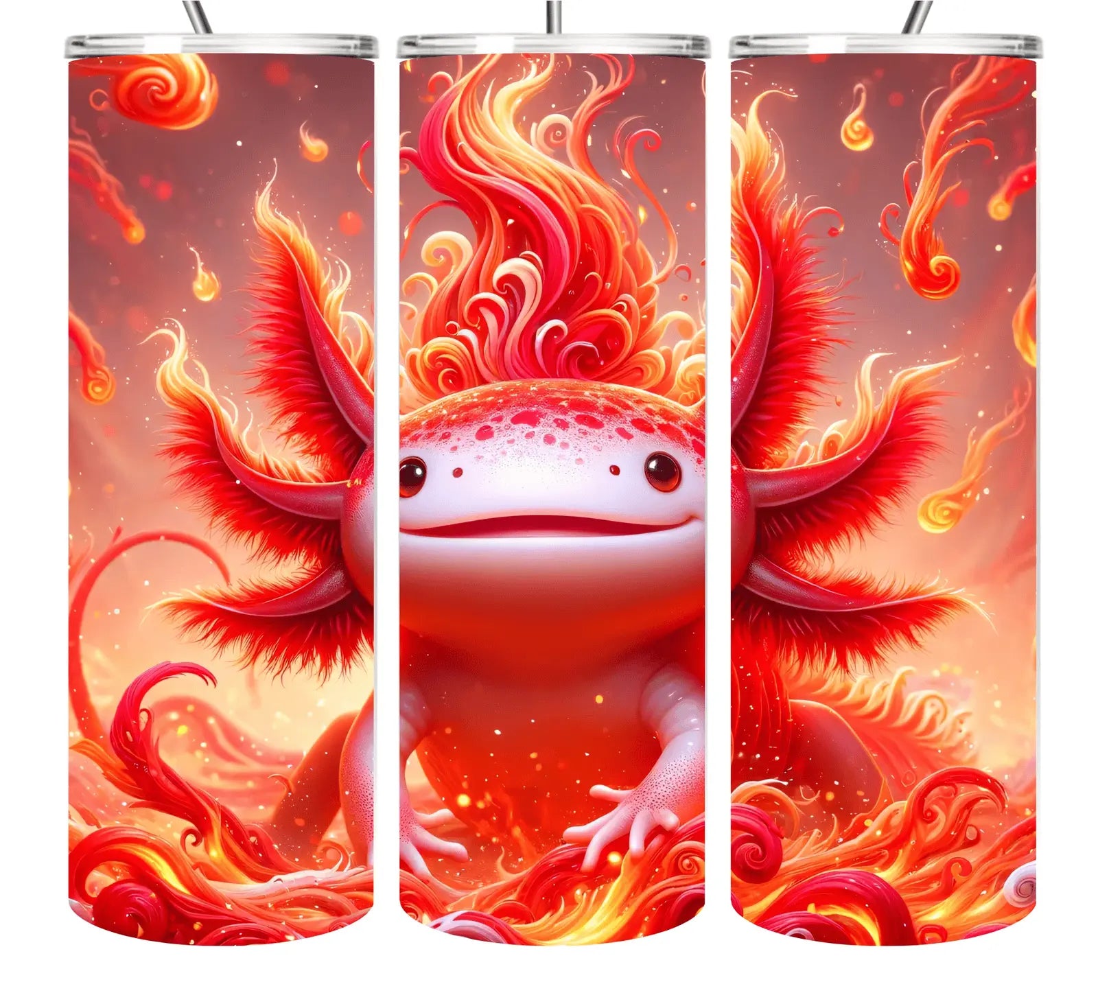 Axolotl Tumbler Collection 20oz Tumblers EDMFestieGear.com