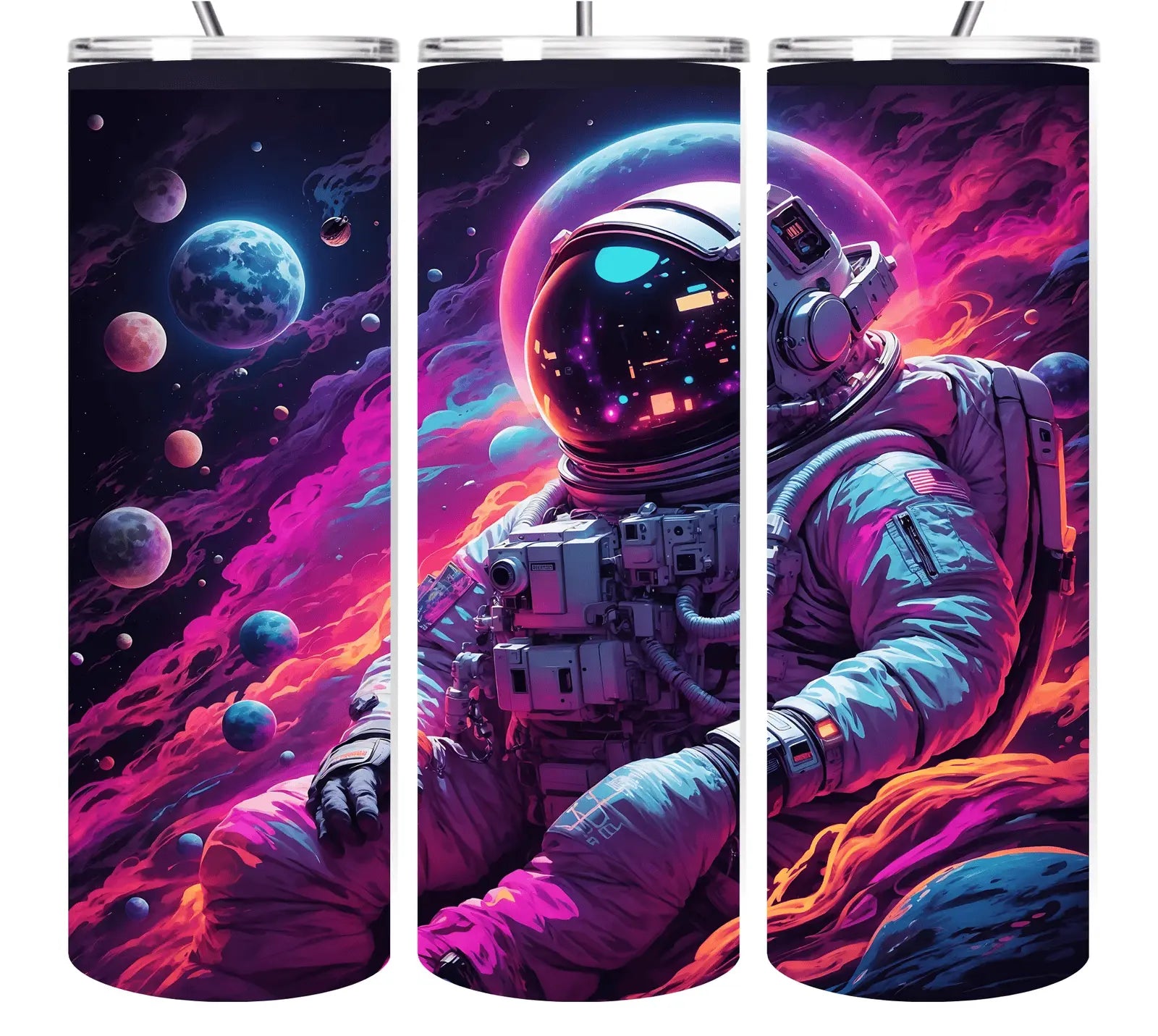 Astronaut Tumbler Collection 20oz Tumblers EDMFestieGear.com