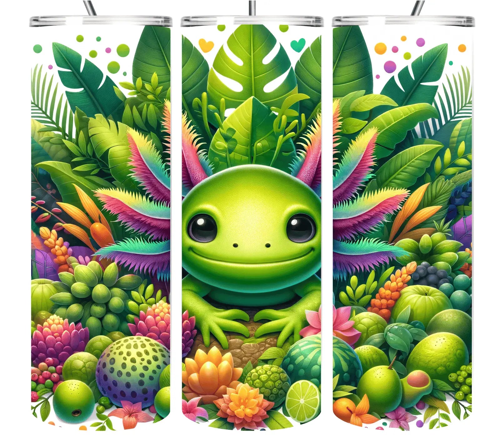 Axolotl Tumbler Collection 20oz Tumblers EDMFestieGear.com