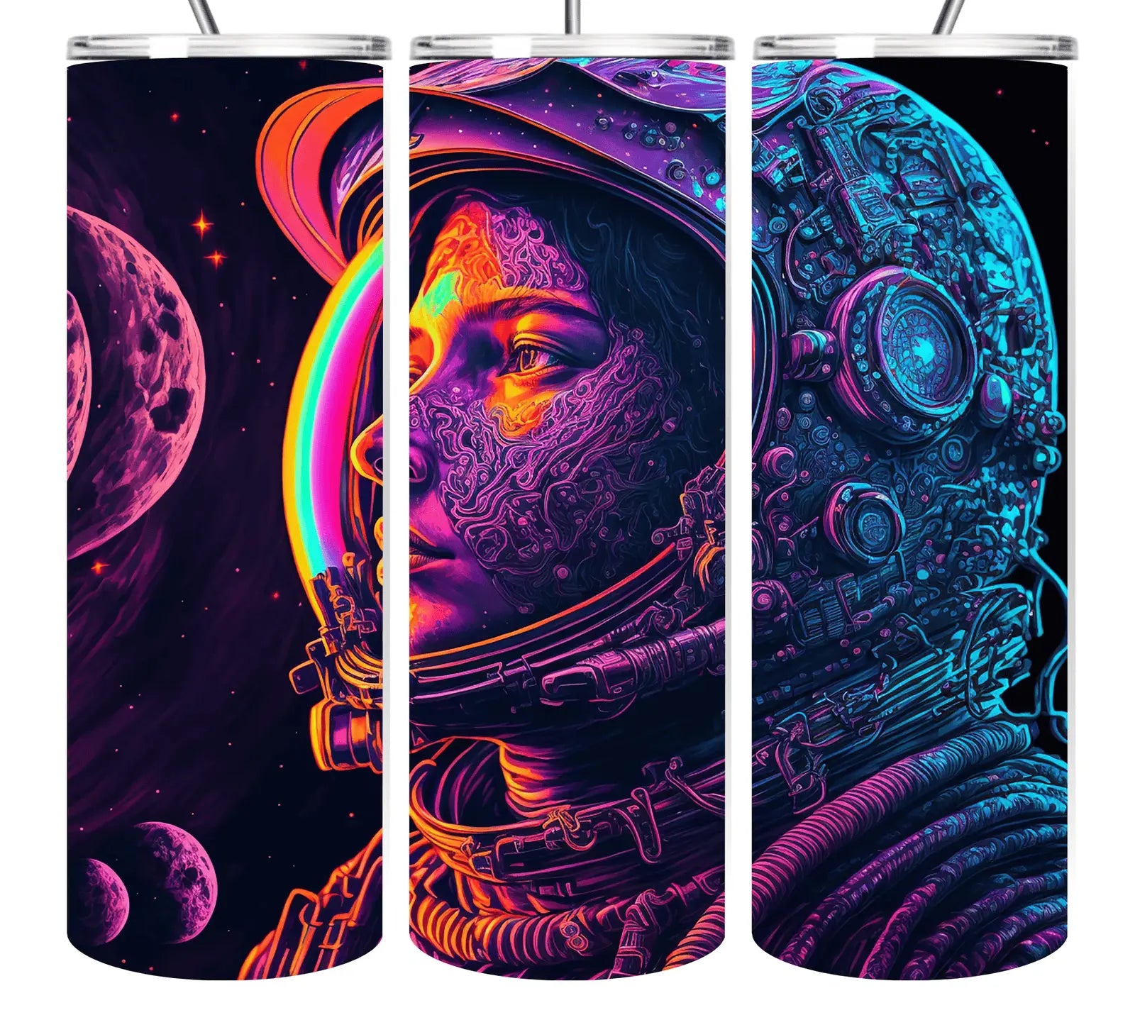 Astronaut Tumbler Collection 20oz Tumblers EDMFestieGear.com