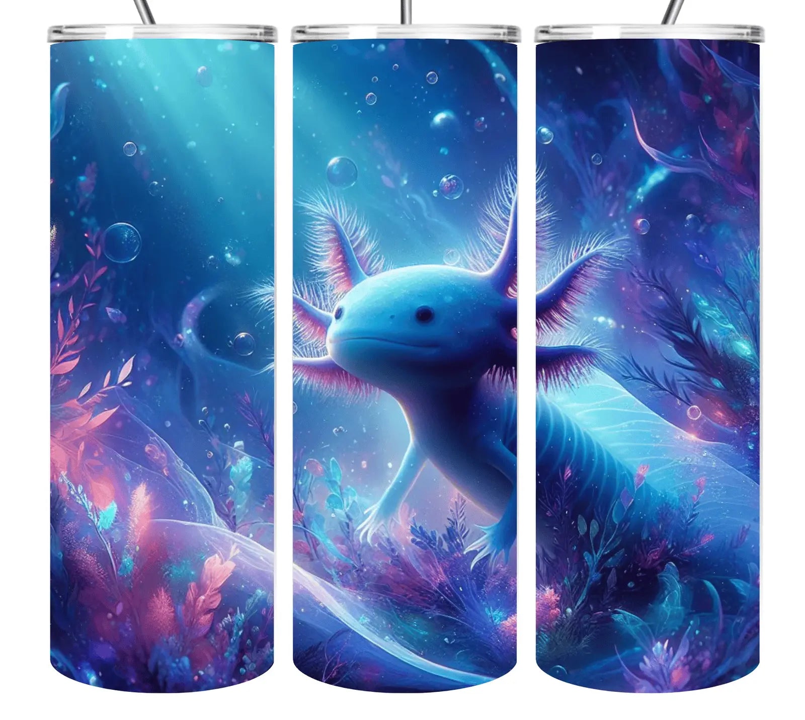 Axolotl Tumbler Collection 20oz Tumblers EDMFestieGear.com