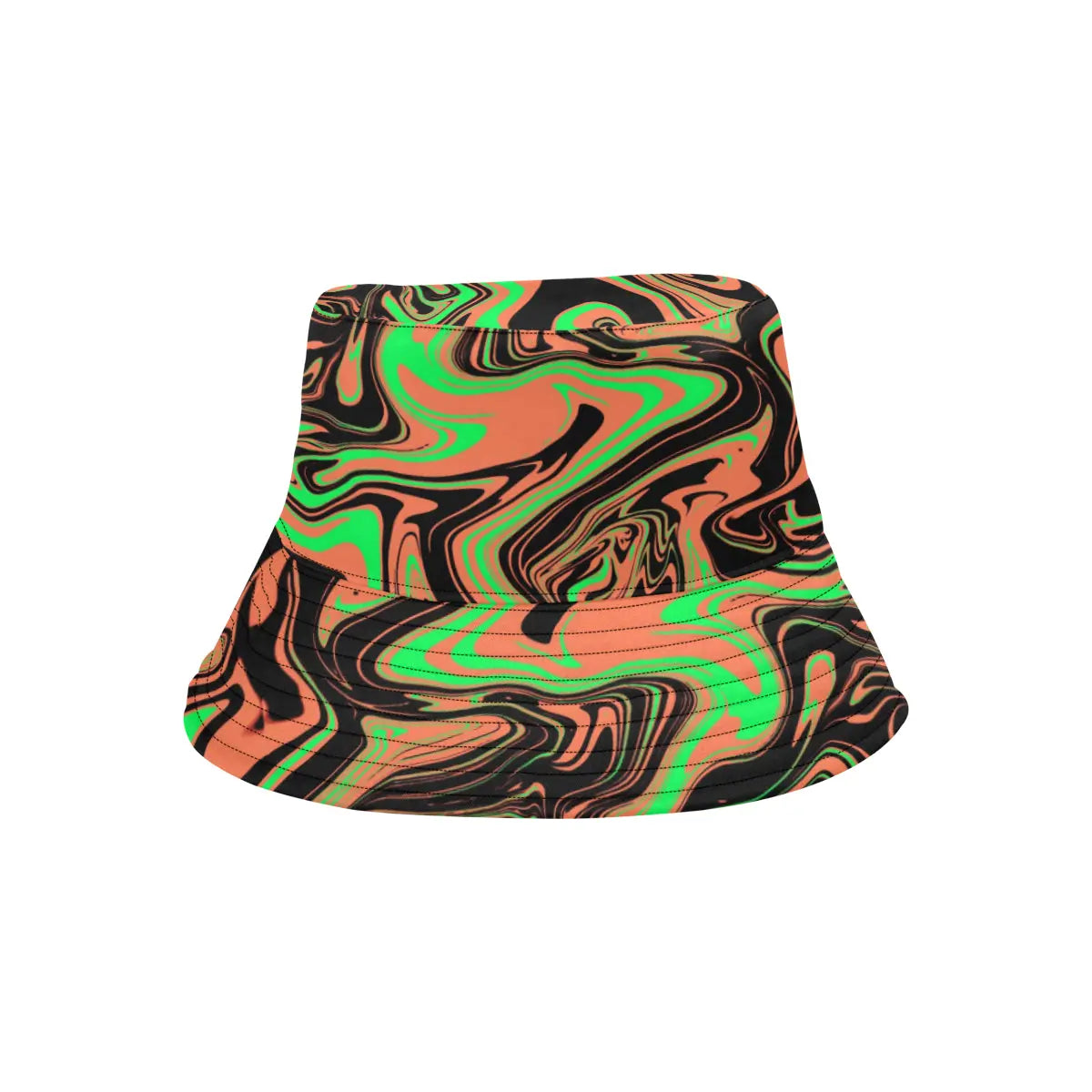 90s Toxic Acid Spill Rave Bucket Hat BigTexFunkadelic