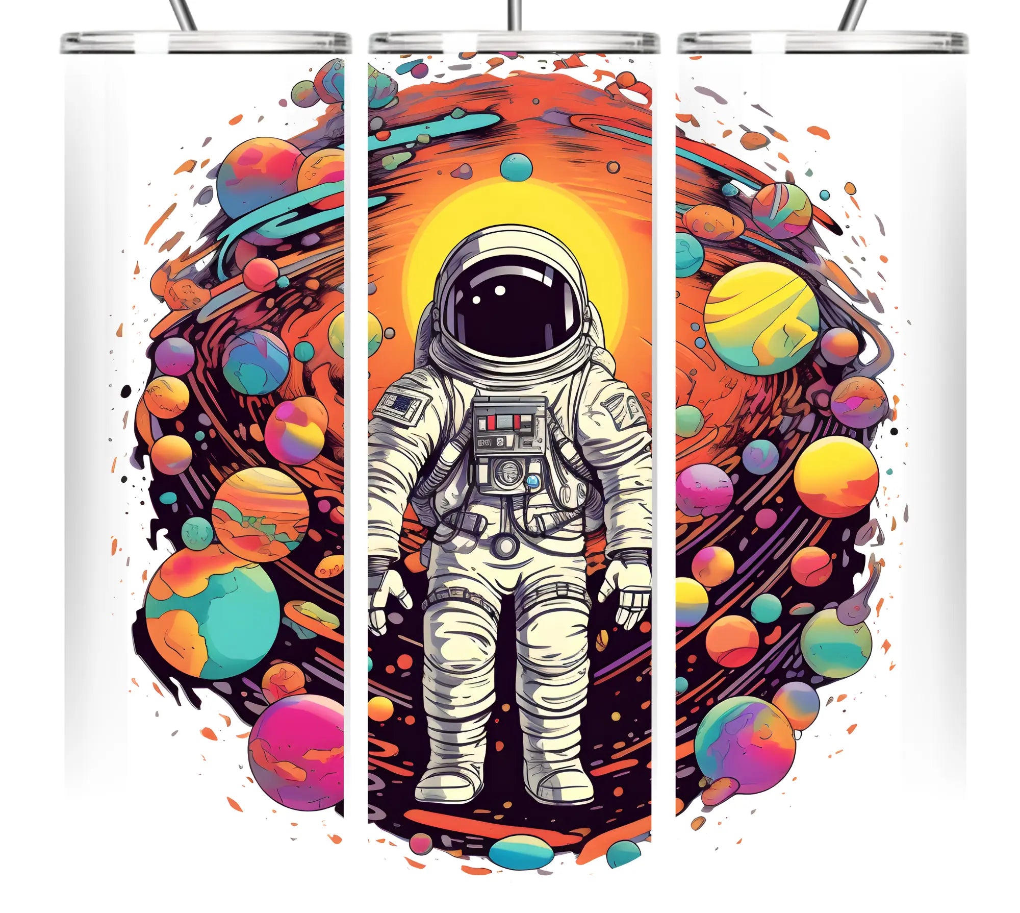 Astronaut Tumbler Collection 20oz Tumblers EDMFestieGear.com