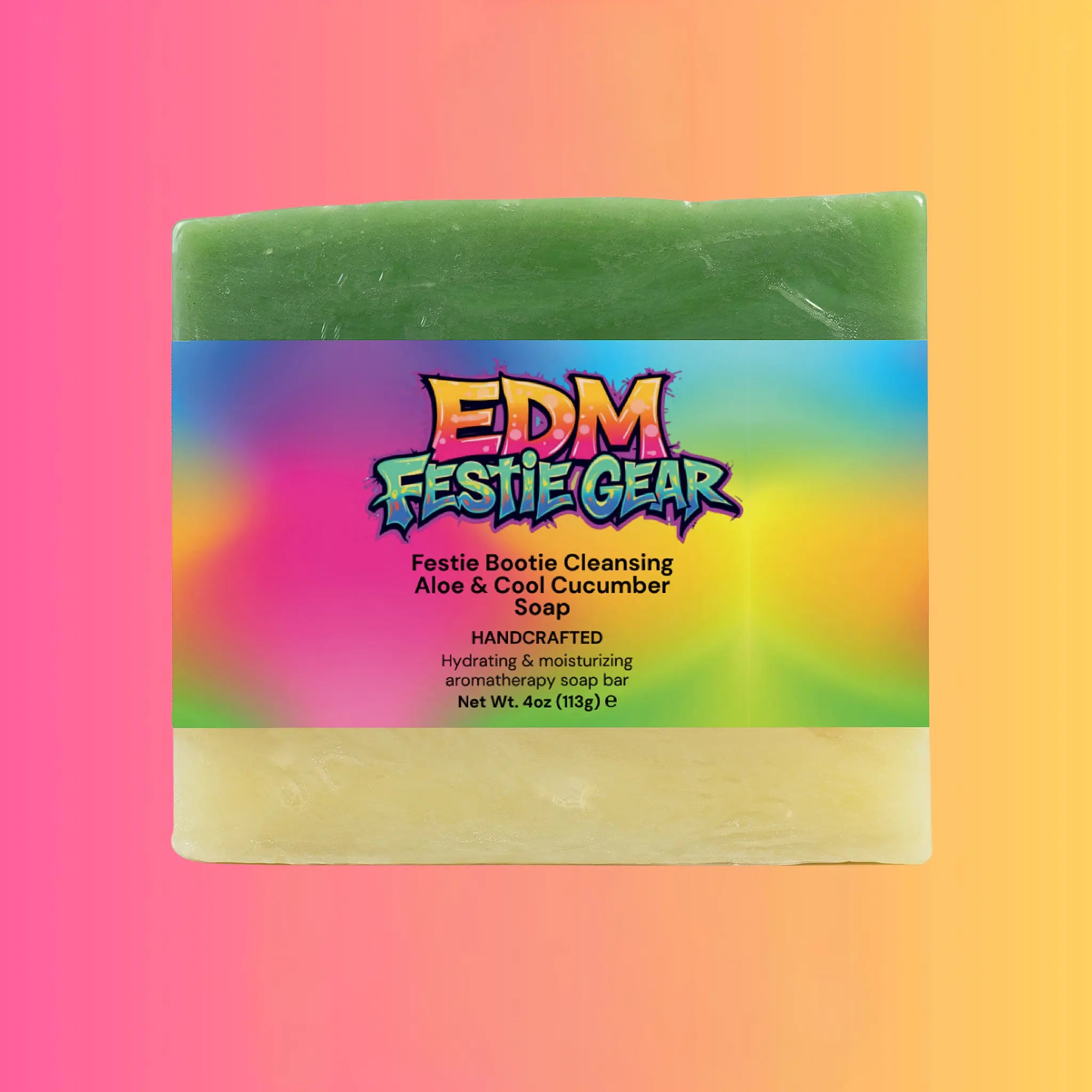 Aloe & Cool Cucumber Revitalizing Soap for Festival Vibes EDMFestieGear.com