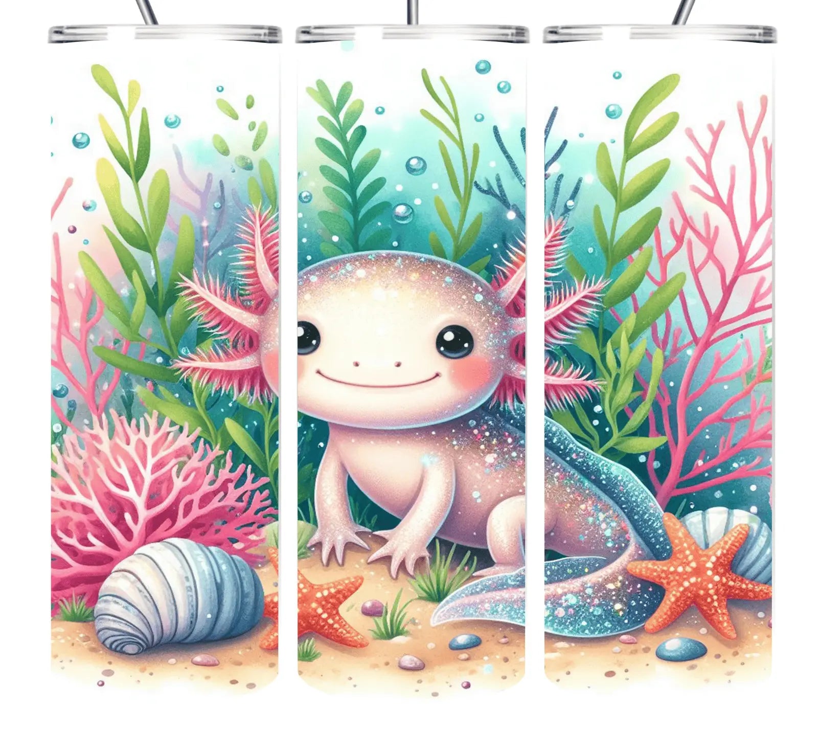 Axolotl Tumbler Collection 20oz Tumblers EDMFestieGear.com