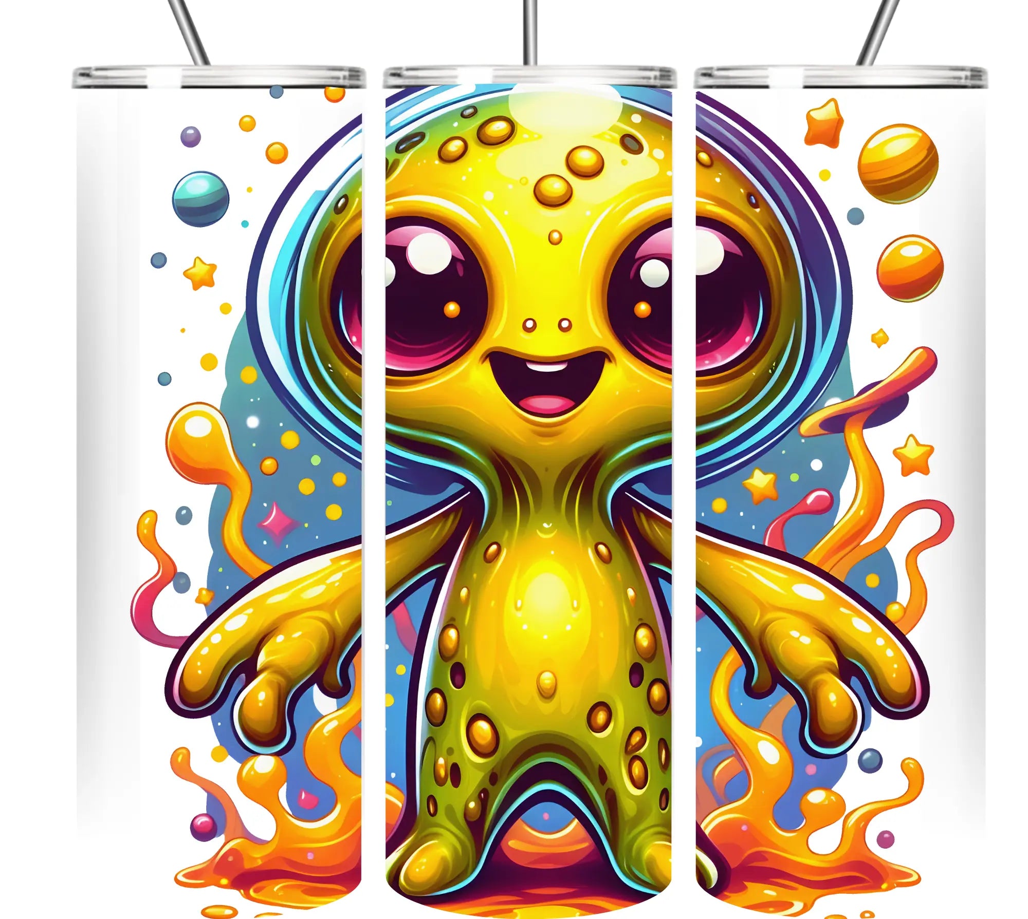 Alien tumbler Collection 20oz Tumblers EDMFestieGear.com