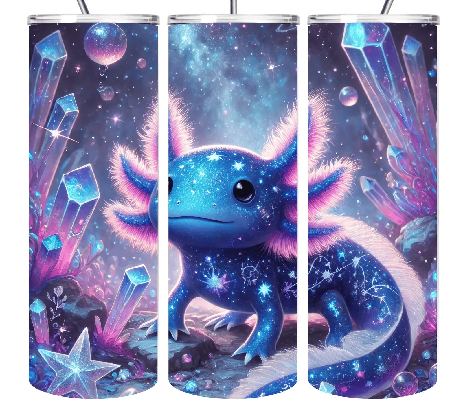 Axolotl Tumbler Collection 20oz Tumblers EDMFestieGear.com