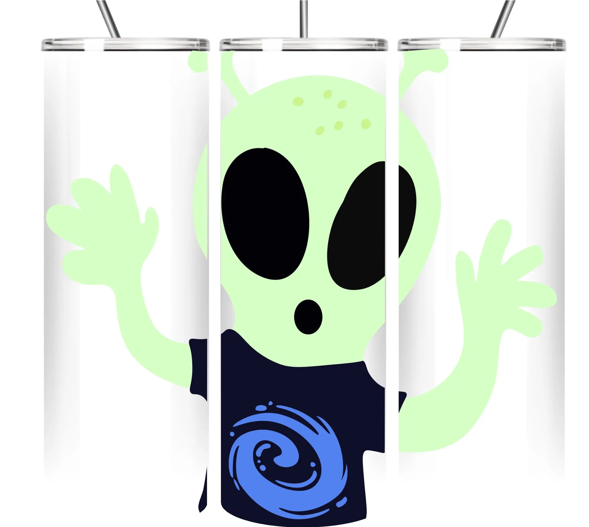 Alien tumbler Collection 20oz Tumblers EDMFestieGear.com