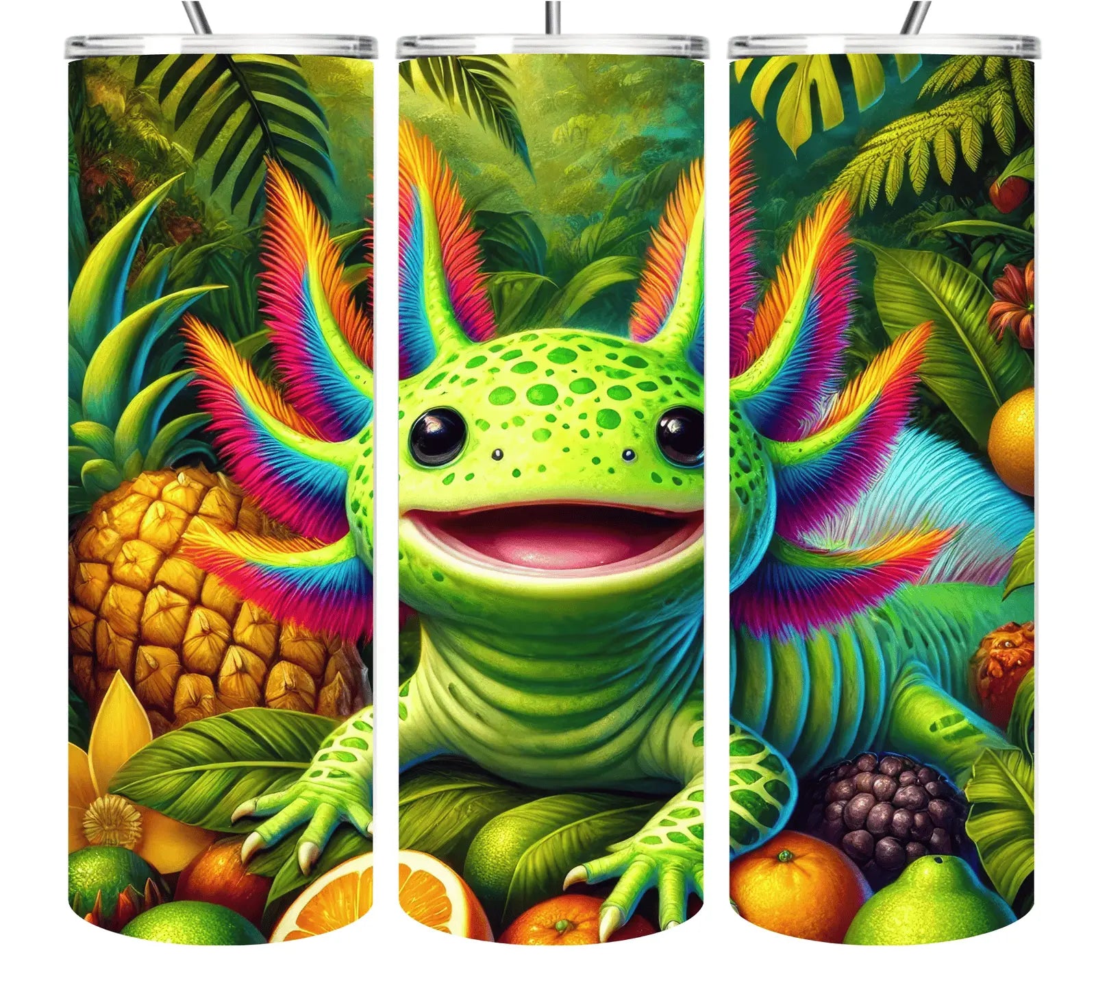 Axolotl Tumbler Collection 20oz Tumblers EDMFestieGear.com