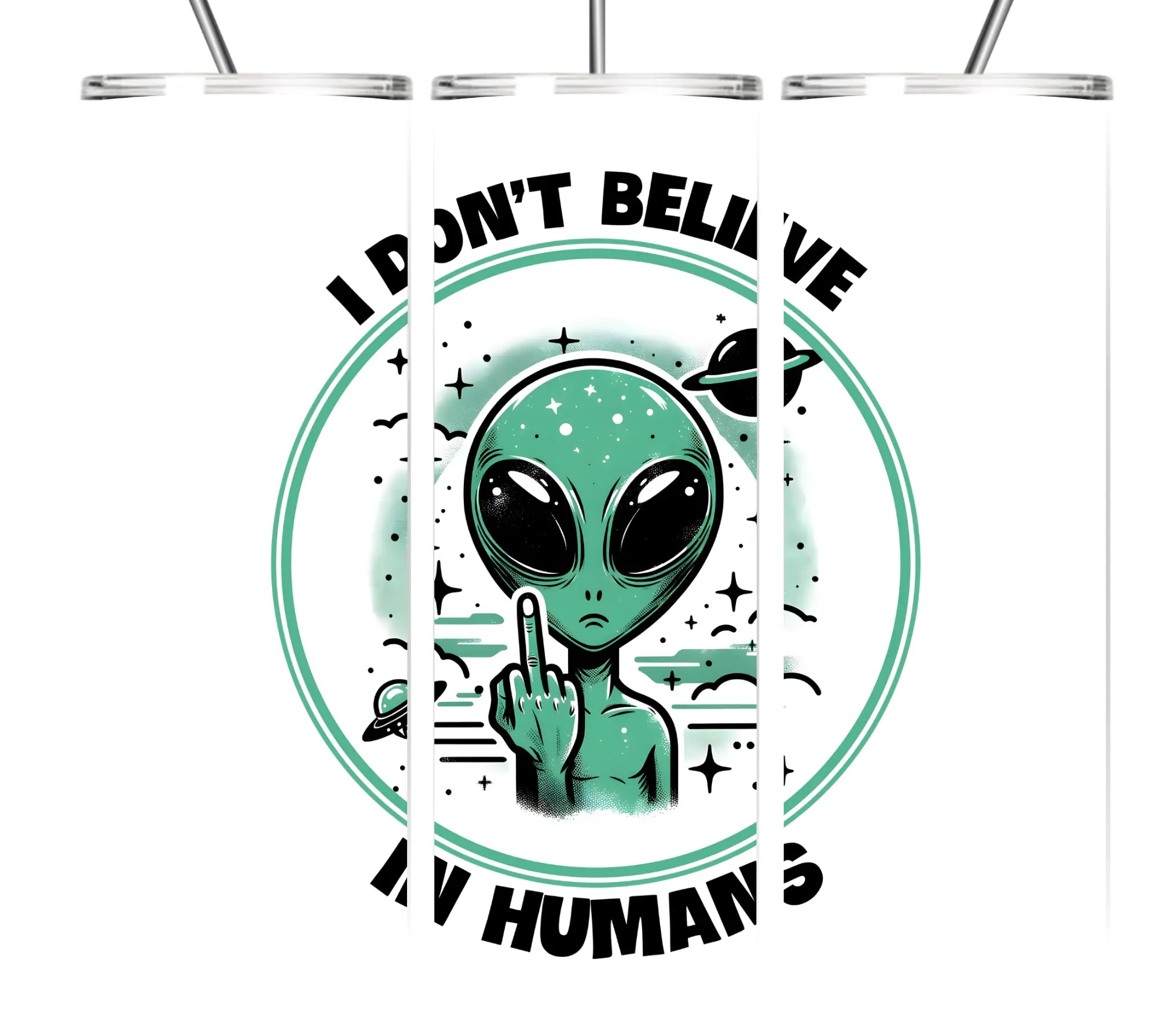 Alien tumbler Collection 20oz Tumblers EDMFestieGear.com