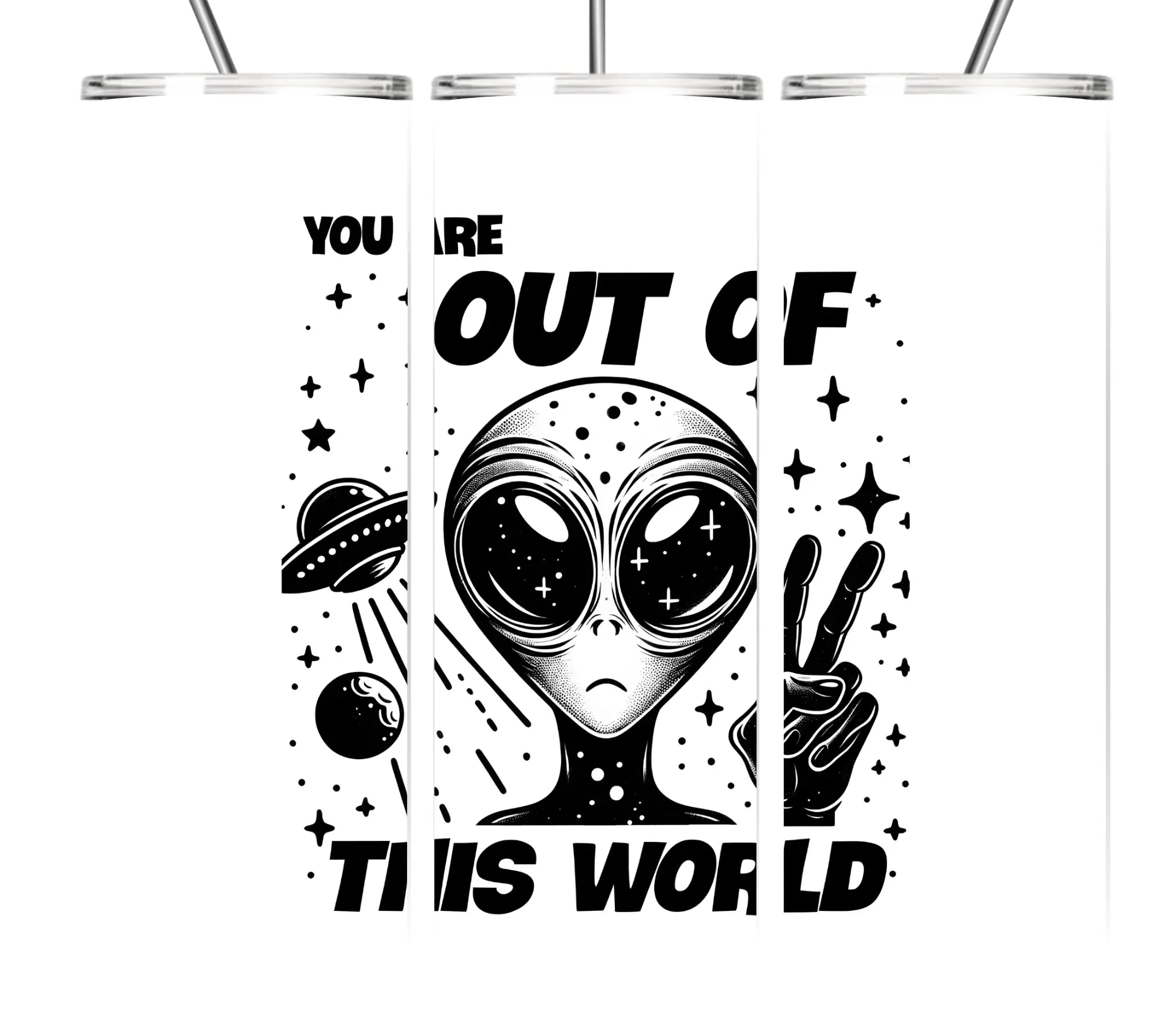 Alien tumbler Collection 20oz Tumblers EDMFestieGear.com