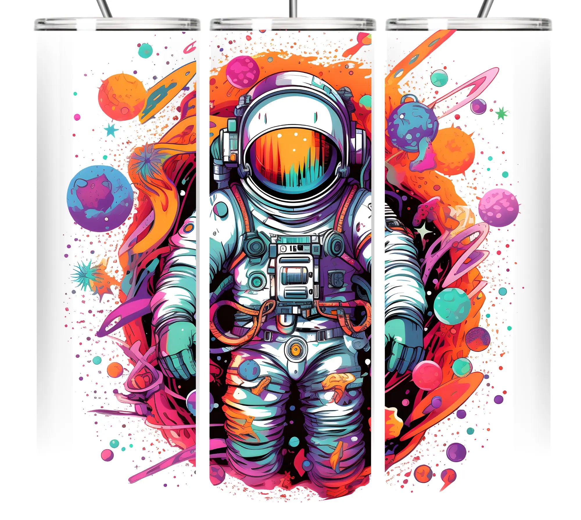 Astronaut Tumbler Collection 20oz Tumblers EDMFestieGear.com