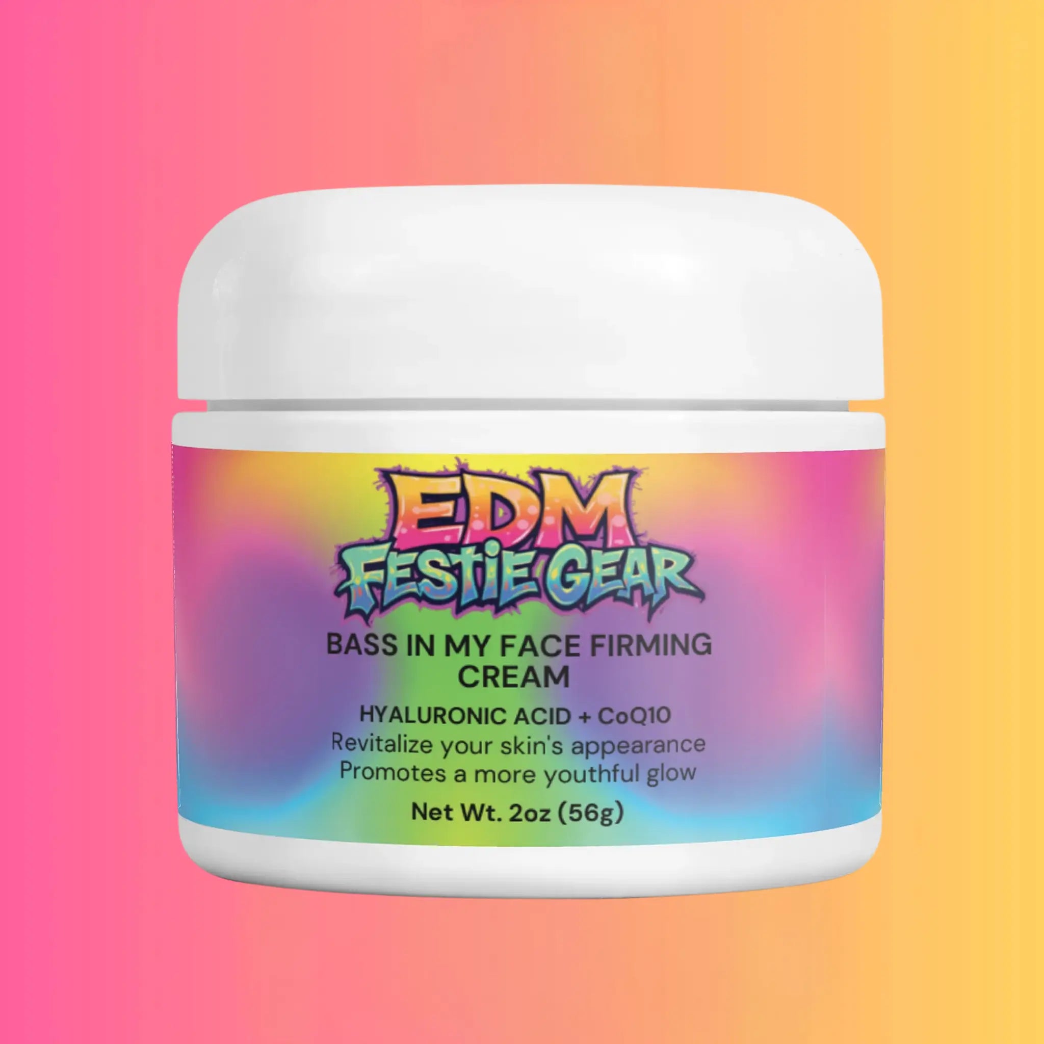 Bass In My Face Firming Cream - Your Essential Glow for Festival Vibes EDMFestieGear.com