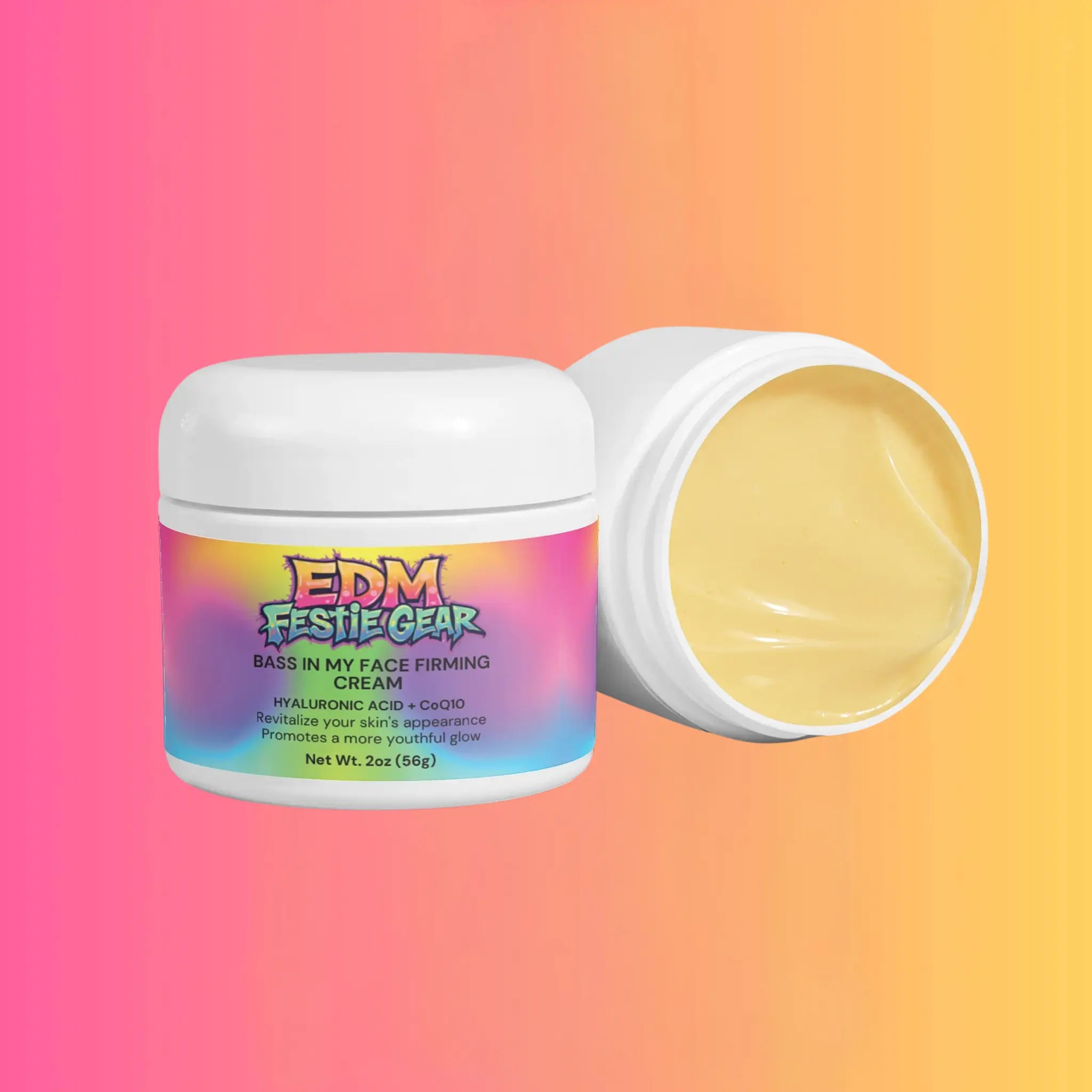 Bass In My Face Firming Cream - Your Essential Glow for Festival Vibes EDMFestieGear.com