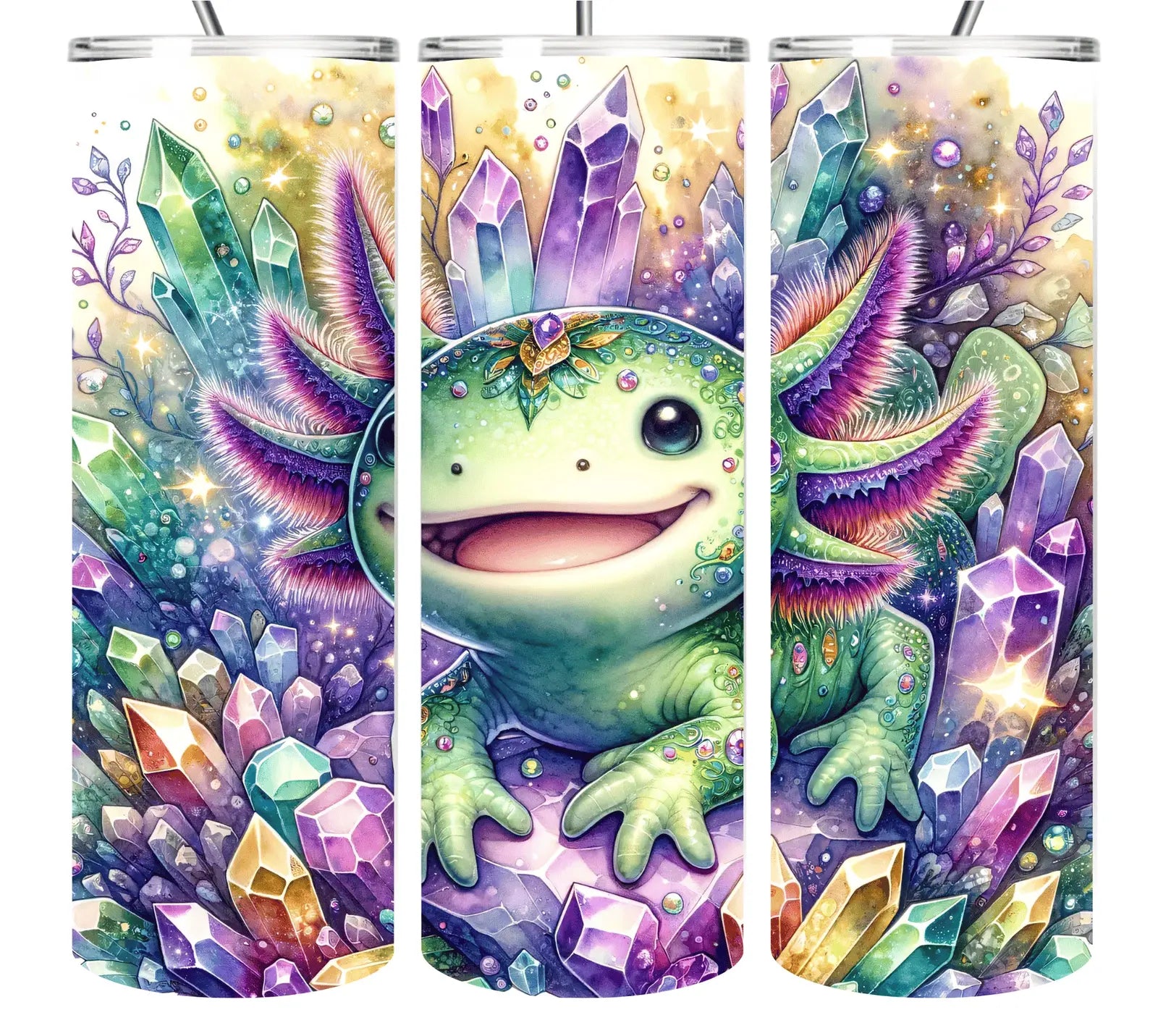 Axolotl Tumbler Collection 20oz Tumblers EDMFestieGear.com