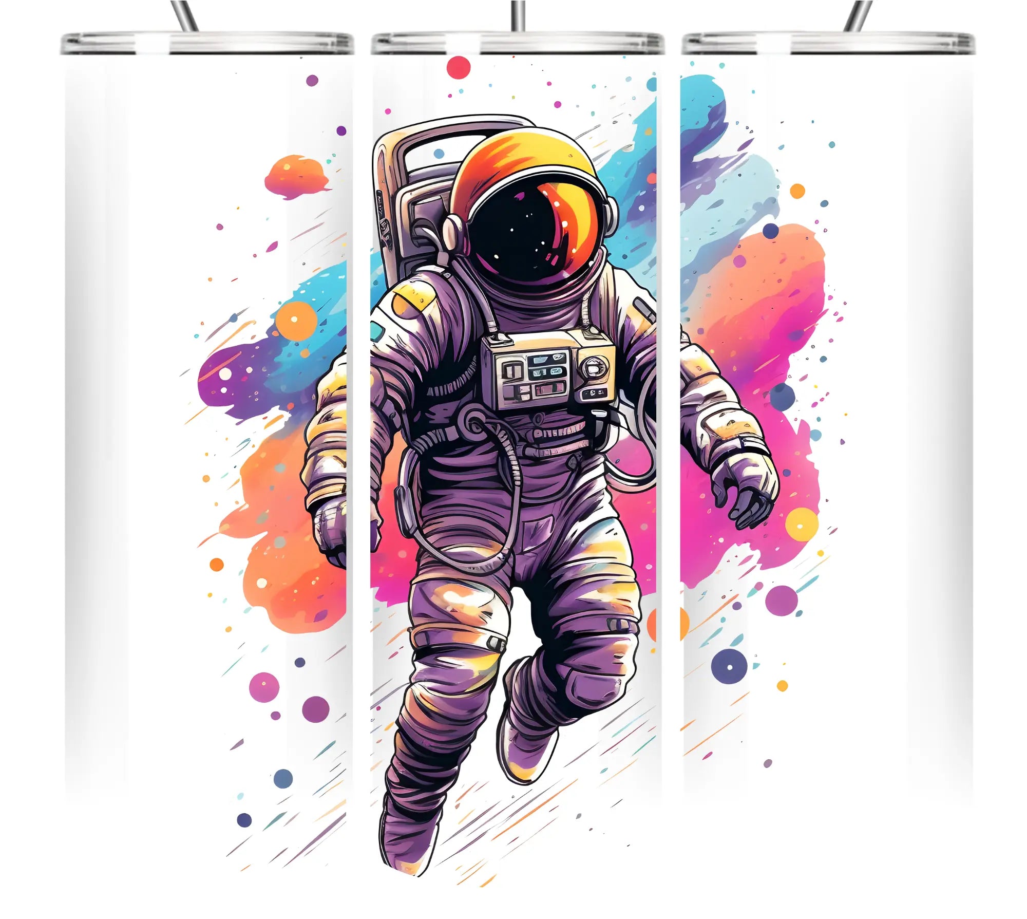 Astronaut Tumbler Collection 20oz Tumblers EDMFestieGear.com