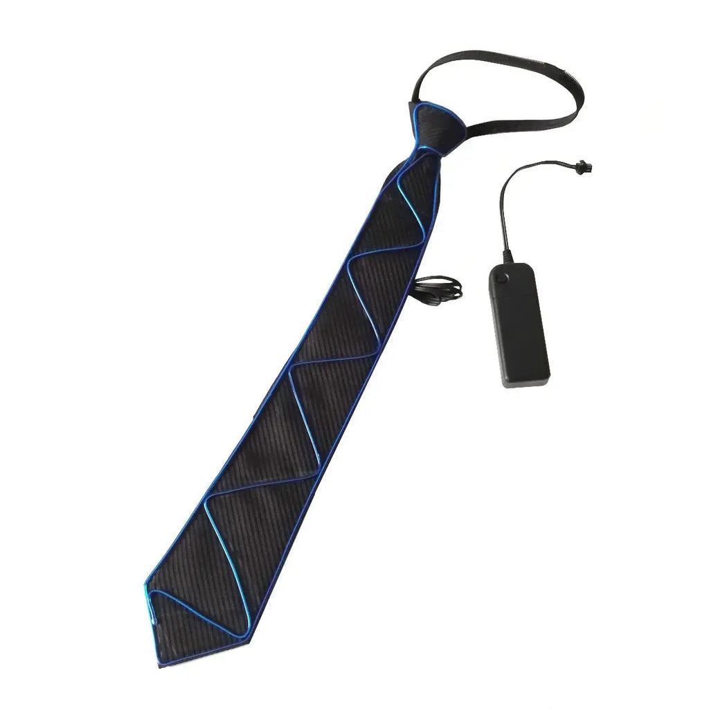 Atractive Costume Accessories Party Ties Men Women Decorative Neck Tie Disco Music Night Flashing Glow Ties Fairy