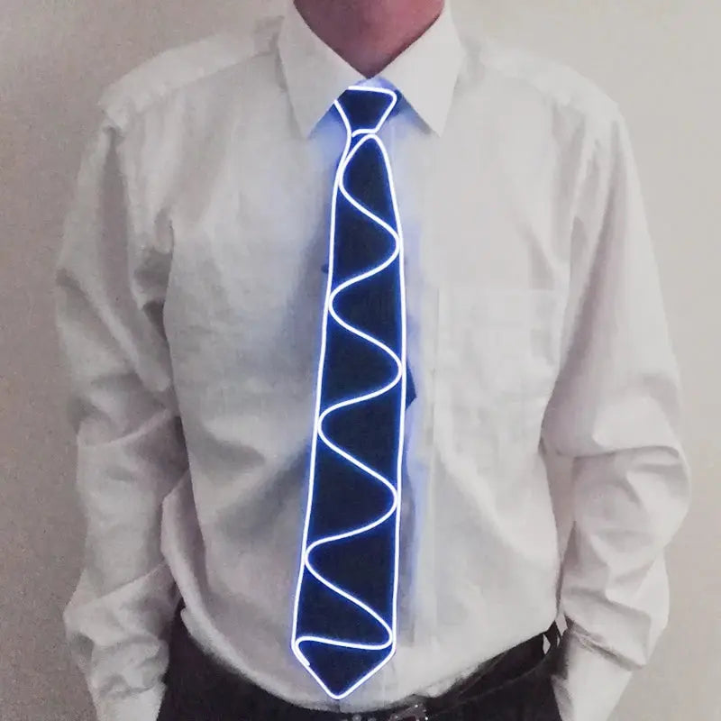 Atractive Costume Accessories Party Ties Men Women Decorative Neck Tie Disco Music Night Flashing Glow Ties Fairy