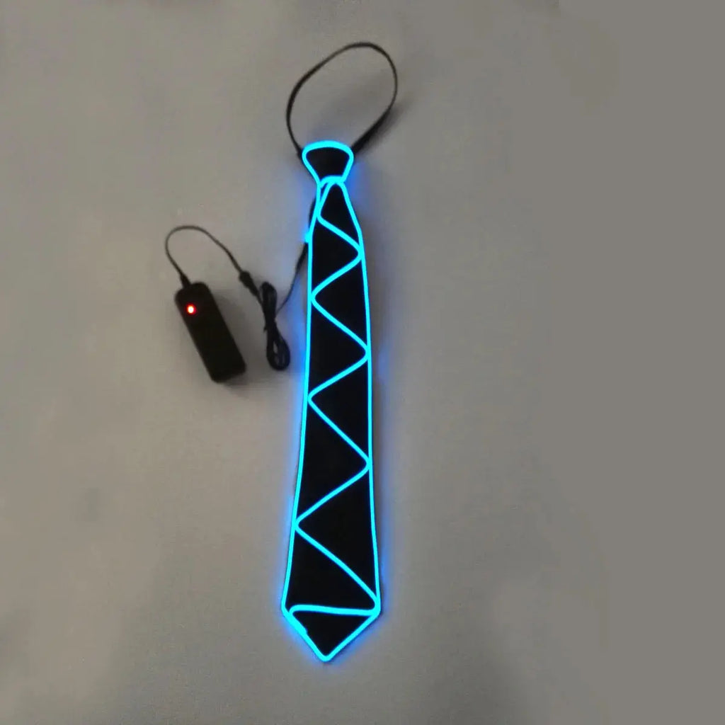 Atractive Costume Accessories Party Ties Men Women Decorative Neck Tie Disco Music Night Flashing Glow Ties Fairy