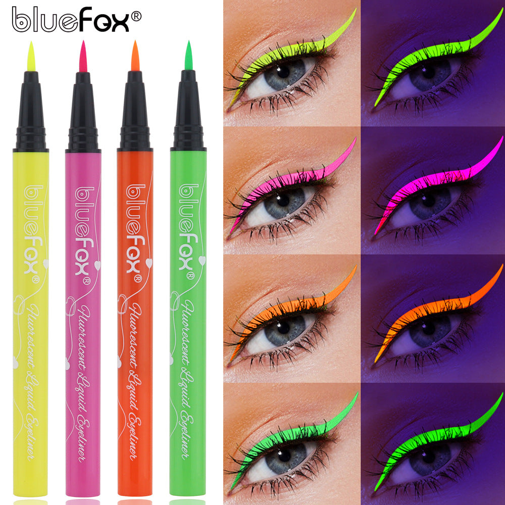 6pcs Glow UV Reactive Glow in the Dark Face and Body Paint Set, Neon Liquid Eyeliner, Mixing Color for Masquerade,Music Festival Fairy