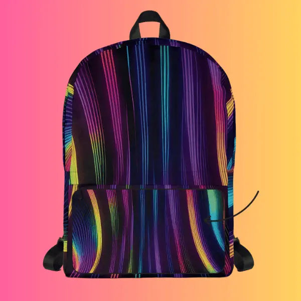 Abstract Festival Backpack - Your Ultimate Adventure Buddy for Rave Experiences EDMFestieGear.com