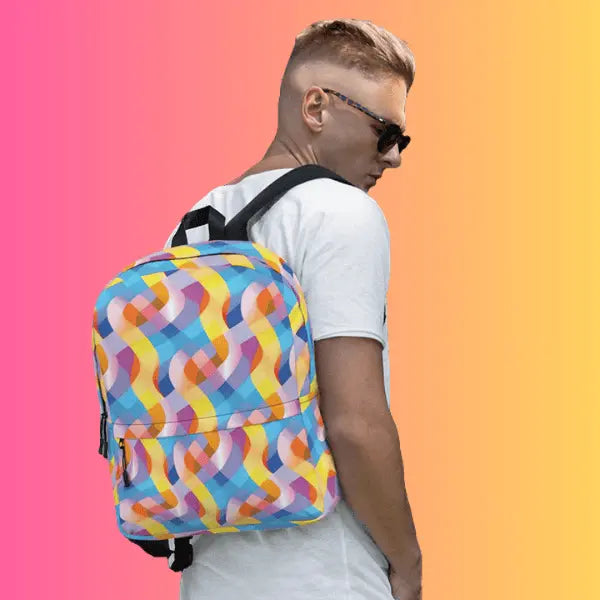 Abstract Festival Backpack - The Ultimate Companion for Your Rave Adventures EDMFestieGear.com