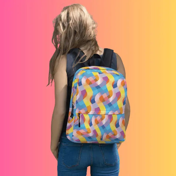 Abstract Festival Backpack - The Ultimate Companion for Your Rave Adventures EDMFestieGear.com