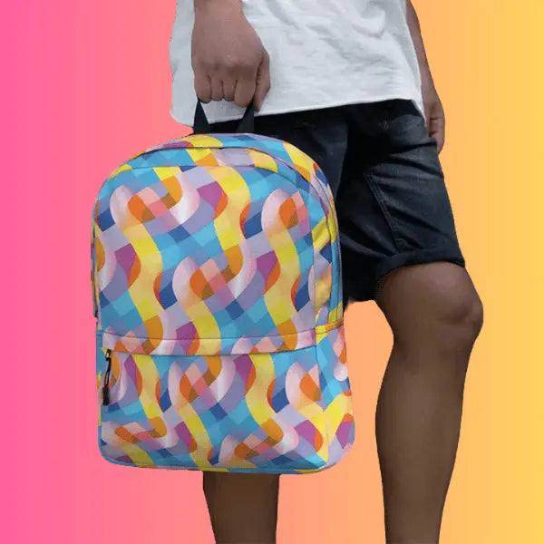 Abstract Festival Backpack - The Ultimate Companion for Your Rave Adventures EDMFestieGear.com