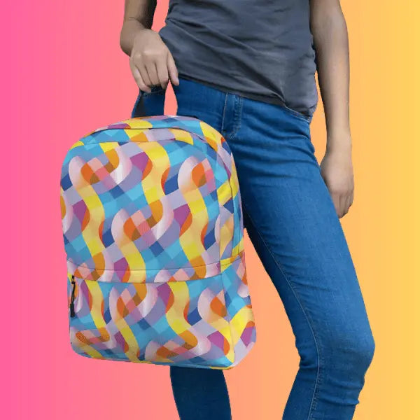 Abstract Festival Backpack - The Ultimate Companion for Your Rave Adventures EDMFestieGear.com