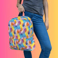 Abstract Festival Backpack - The Ultimate Companion for Your Rave Adventures EDMFestieGear.com