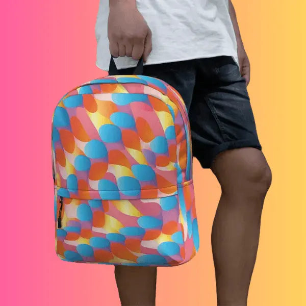 Abstract Festival Backpack - Gear Up for Your EDM Adventure EDMFestieGear.com