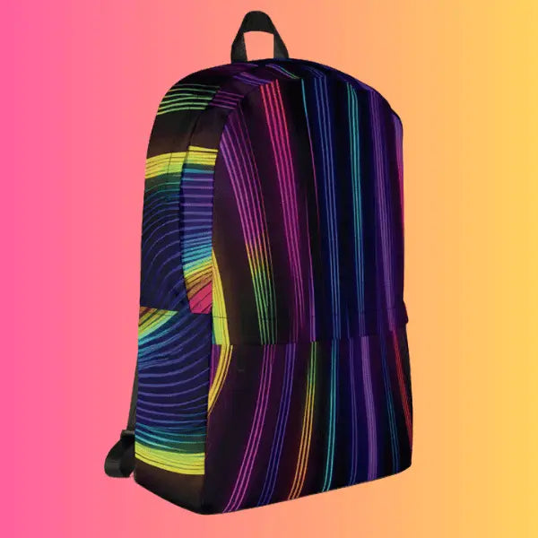 Abstract Festival Backpack - Your Ultimate Adventure Buddy for Rave Experiences EDMFestieGear.com