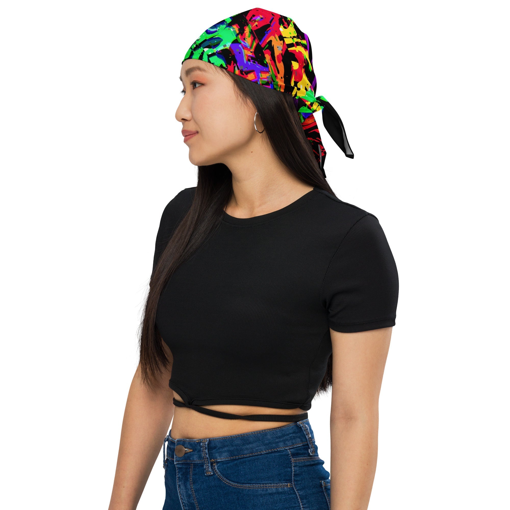 80s Graffiti Style Rave Bandana BigTexFunkadelic