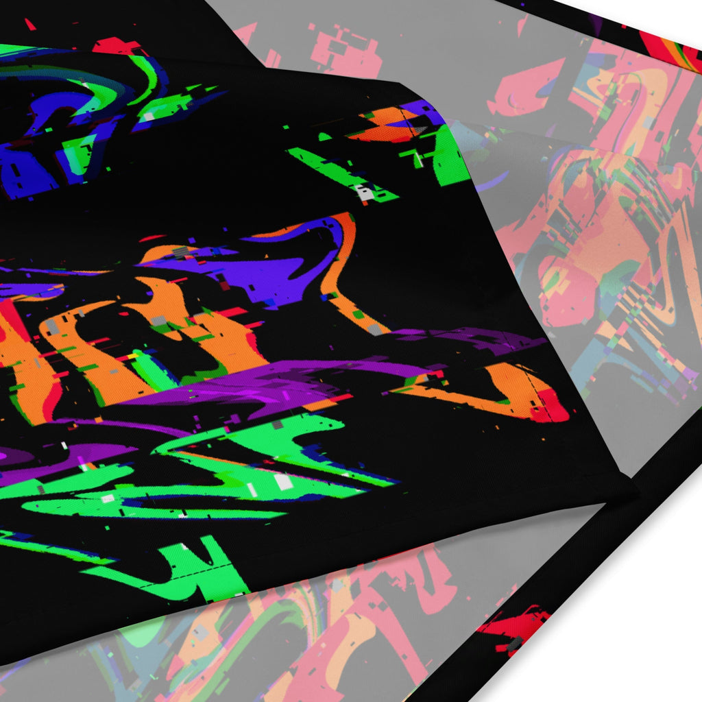 80s Graffiti Style Rave Bandana BigTexFunkadelic