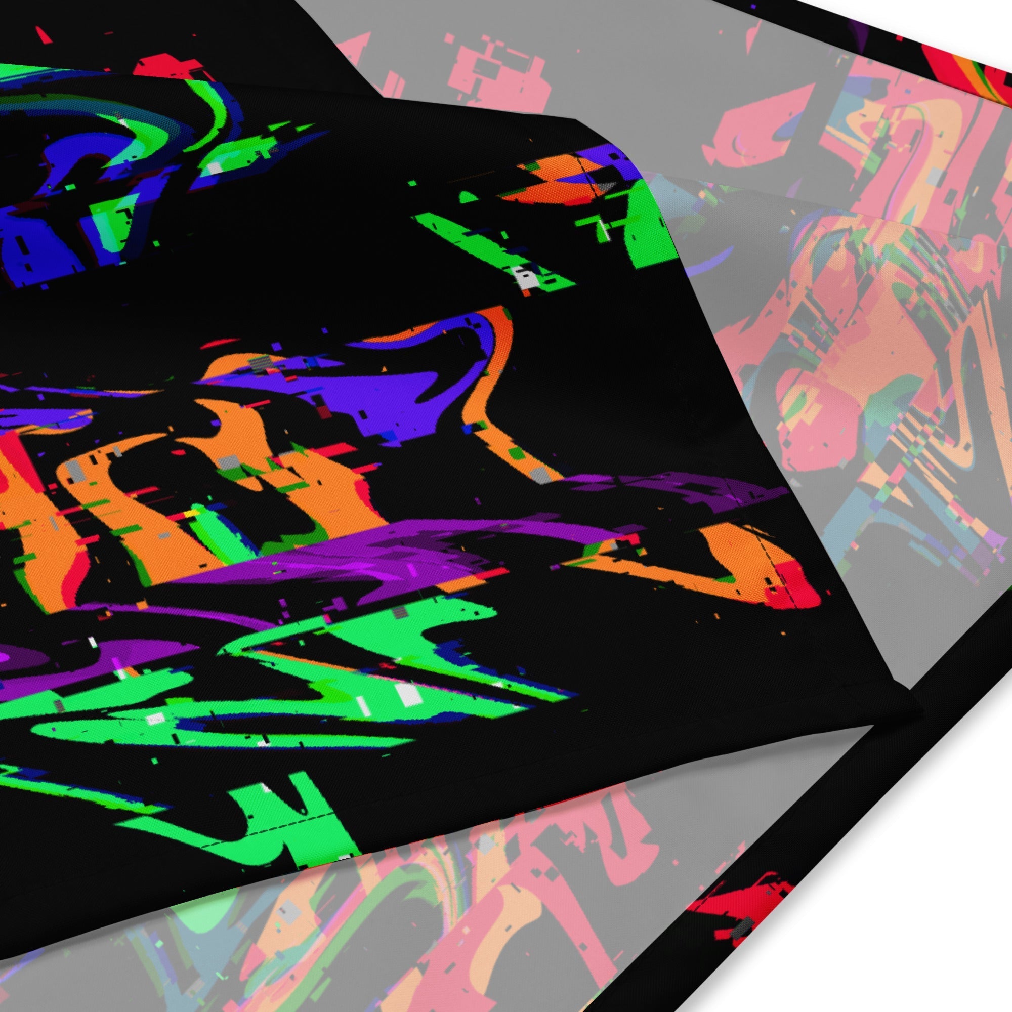 80s Graffiti Style Rave Bandana BigTexFunkadelic