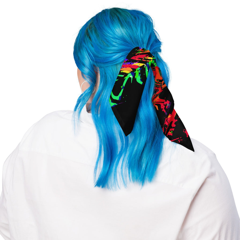 80s Graffiti Style Rave Bandana BigTexFunkadelic