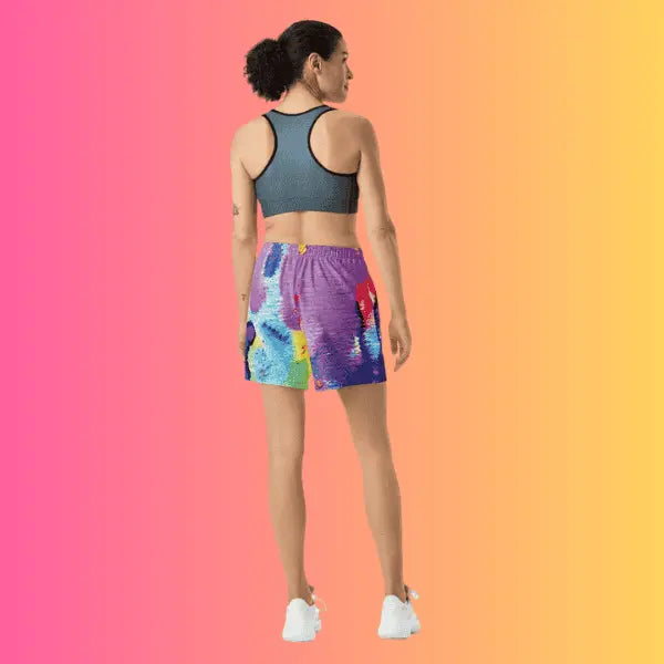 All-Over Print Unisex Athletic Long Shorts for Festivals and Raves EDMFestieGear.com
