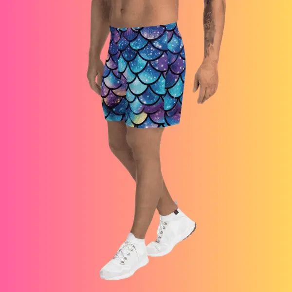All-Over Print Unisex Athletic Long Shorts for Festivals and Raves EDMFestieGear.com