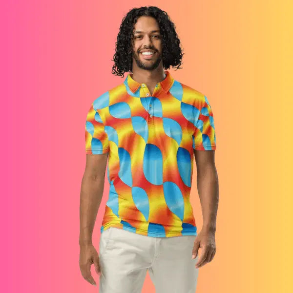 Abstract Polo – Your Ultimate Rave and Festival Wear EDMFestieGear.com