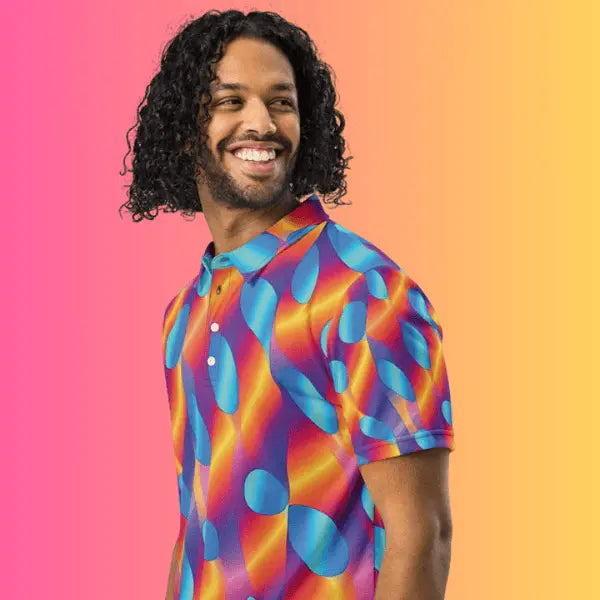 Abstract Polo - Your Ultimate Festival Vibe EDMFestieGear.com