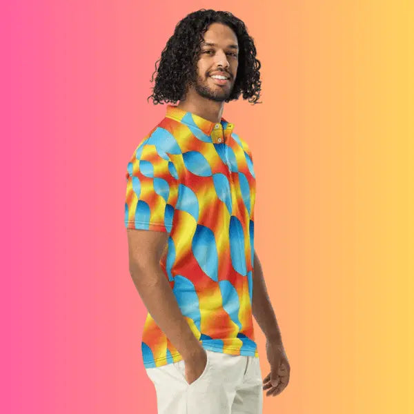 Abstract Polo – Your Ultimate Rave and Festival Wear EDMFestieGear.com